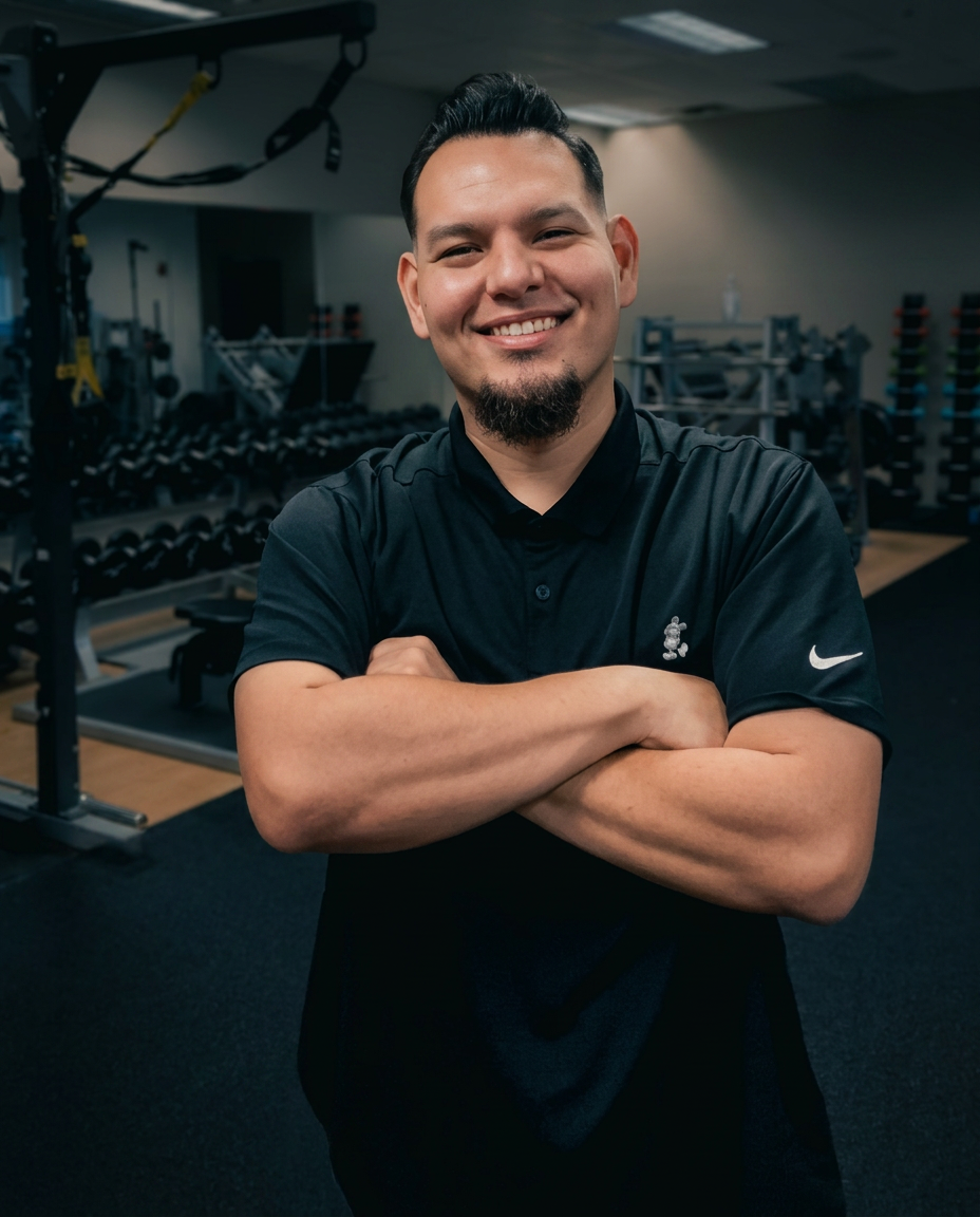 JC Rocha, founder and owner of District Flex, on the training floor in San Antonio